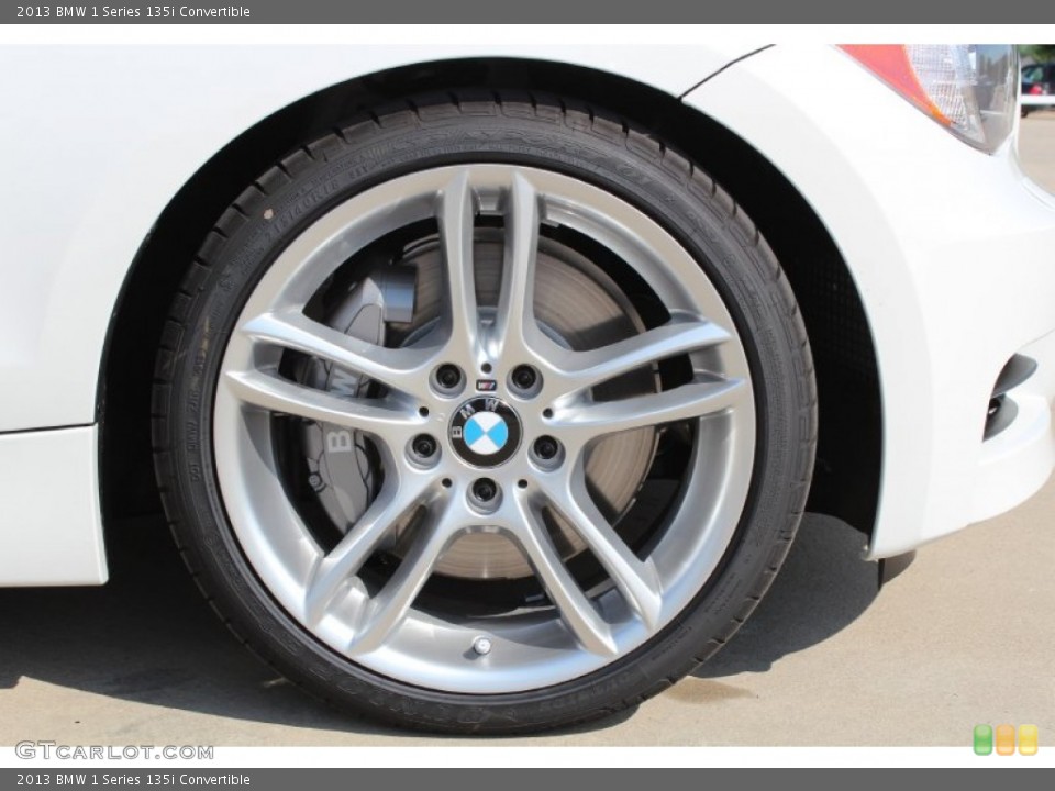 2013 BMW 1 Series 135i Convertible Wheel and Tire Photo #80569601