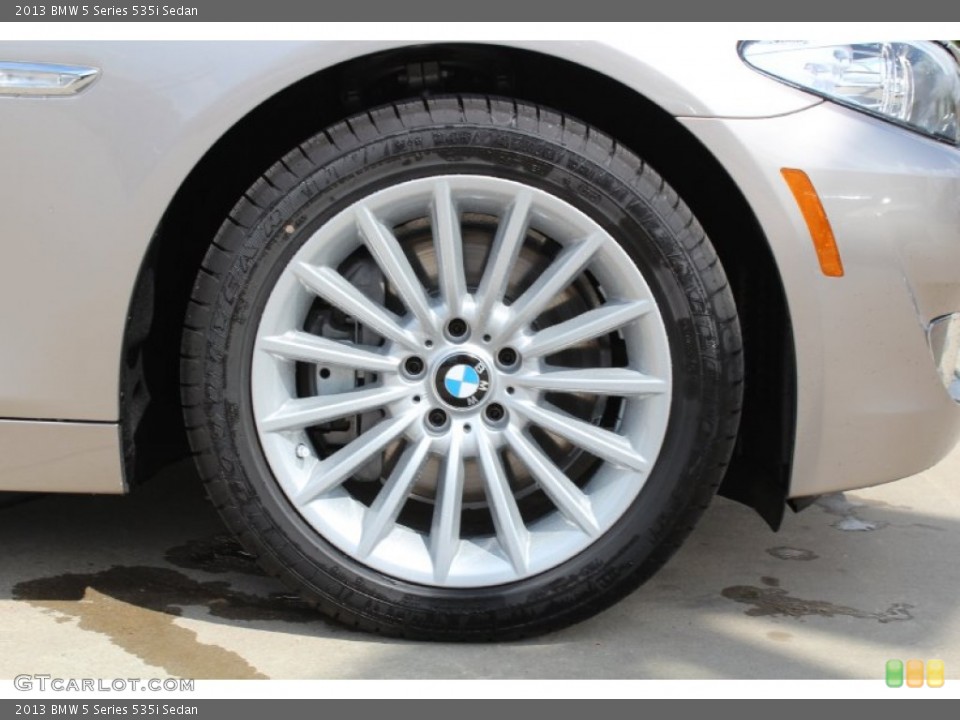 2013 BMW 5 Series 535i Sedan Wheel and Tire Photo #80570326
