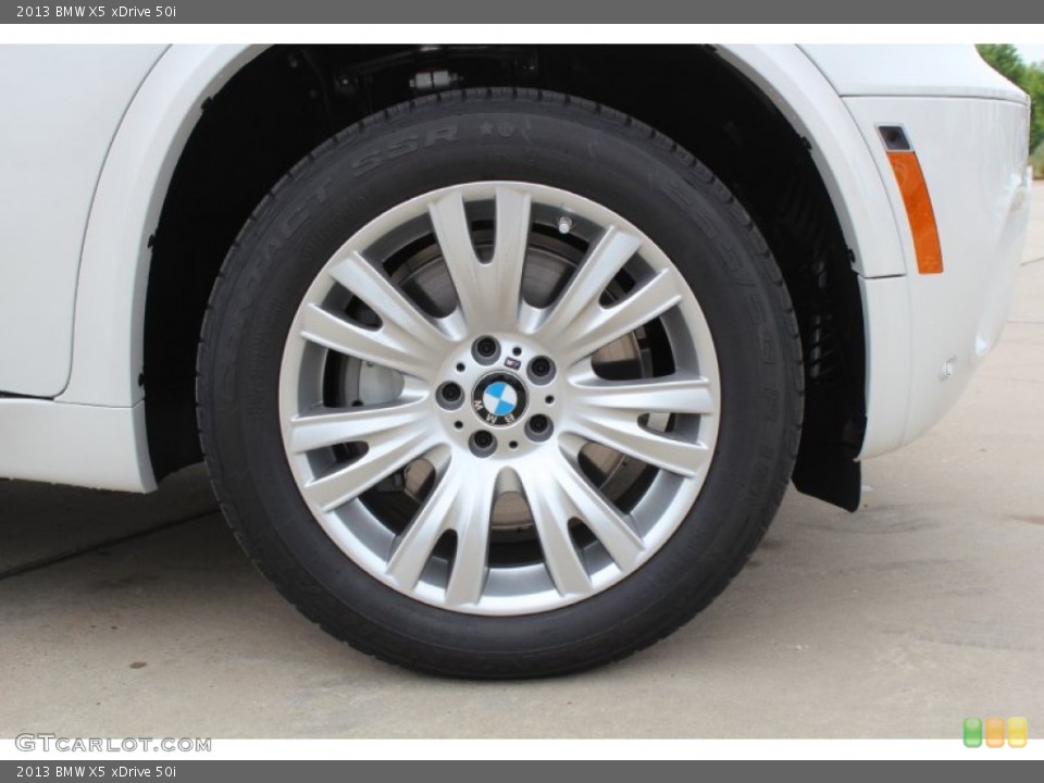 2013 BMW X5 xDrive 50i Wheel and Tire Photo #80572459