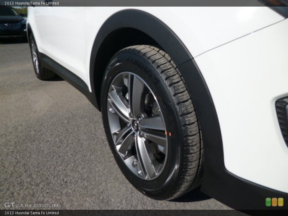 2013 Hyundai Santa Fe Limited Wheel and Tire Photo #80576545