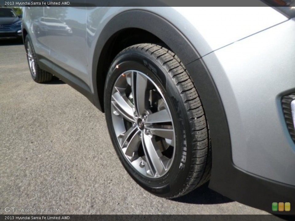 2013 Hyundai Santa Fe Limited AWD Wheel and Tire Photo #80576959
