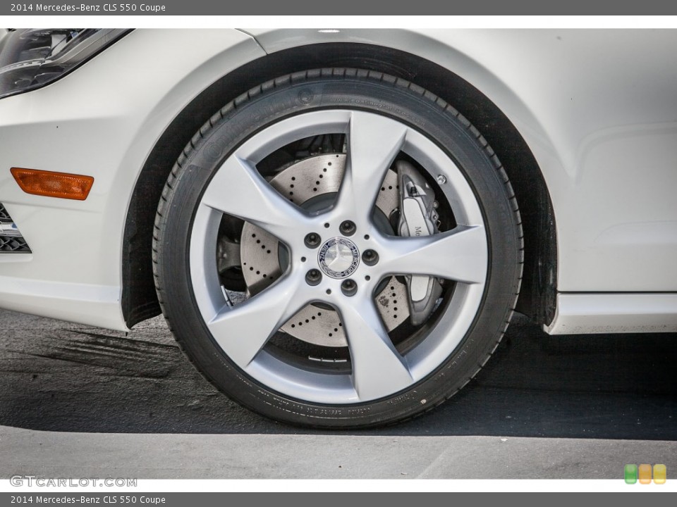 2014 Mercedes-Benz CLS 550 Coupe Wheel and Tire Photo #80585626
