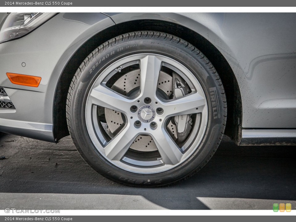 2014 Mercedes-Benz CLS 550 Coupe Wheel and Tire Photo #80585944