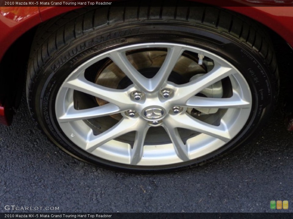 2010 Mazda MX-5 Miata Grand Touring Hard Top Roadster Wheel and Tire Photo #80590564