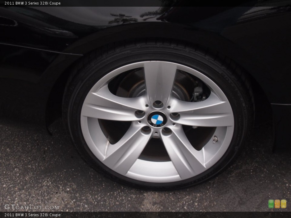 2011 BMW 3 Series 328i Coupe Wheel and Tire Photo #80590810