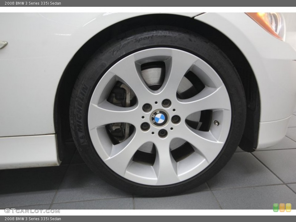 2008 BMW 3 Series 335i Sedan Wheel and Tire Photo #80591329