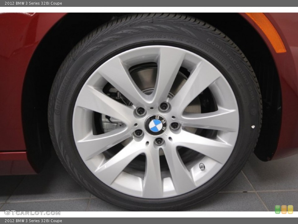 2012 BMW 3 Series 328i Coupe Wheel and Tire Photo #80591776