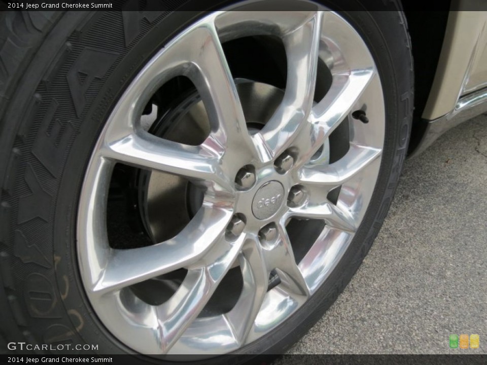 2014 Jeep Grand Cherokee Summit Wheel and Tire Photo #80594074