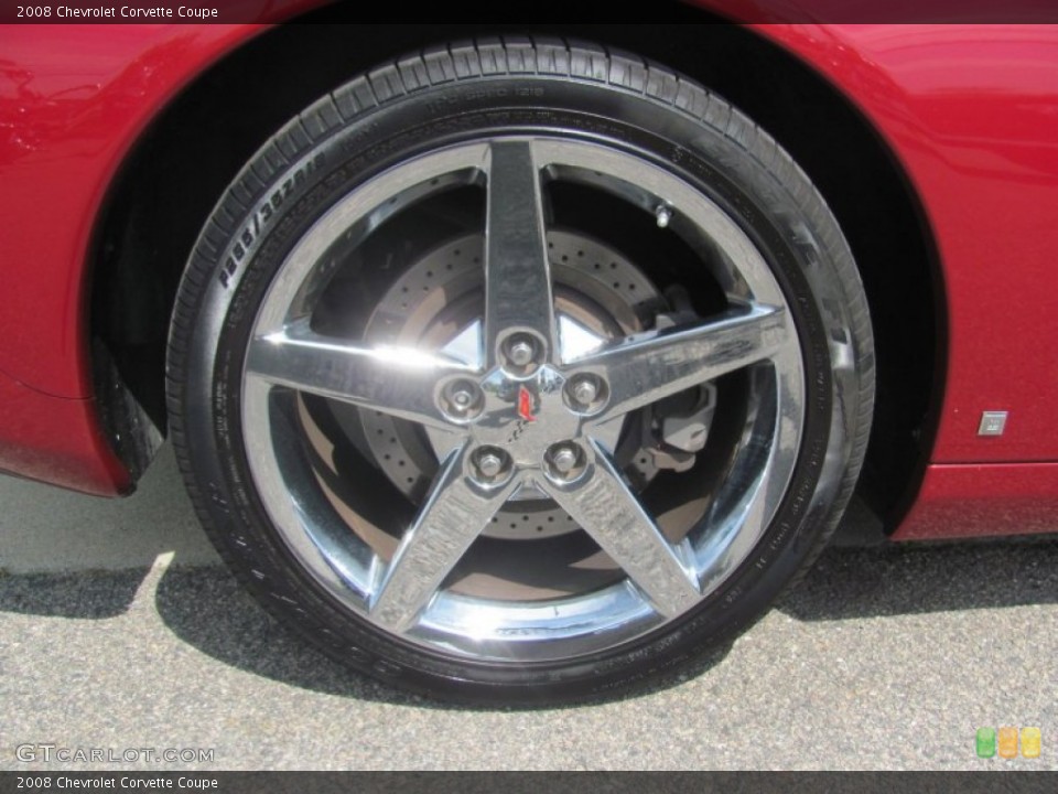 2008 Chevrolet Corvette Coupe Wheel and Tire Photo #80598048