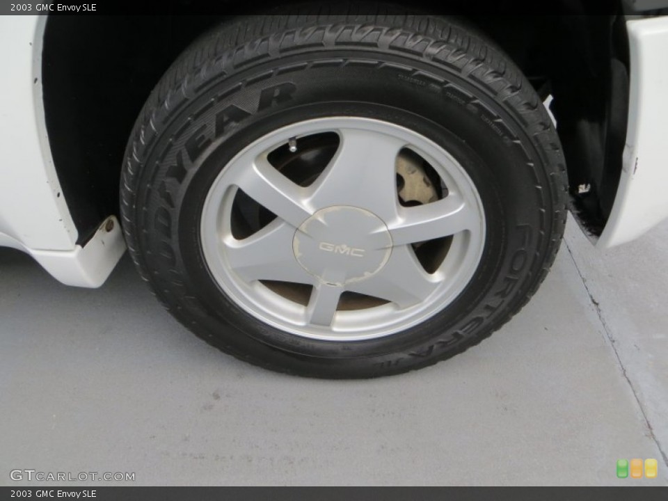 2003 GMC Envoy SLE Wheel and Tire Photo #80598071
