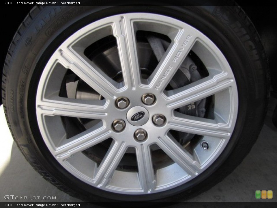 2010 Land Rover Range Rover Supercharged Wheel and Tire Photo #80601721