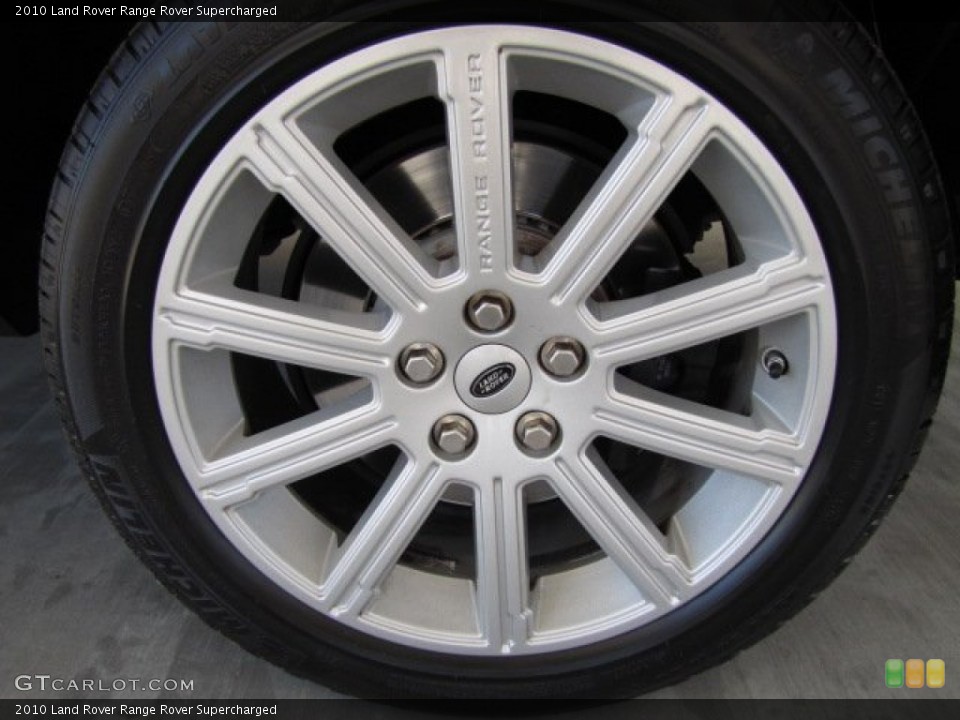 2010 Land Rover Range Rover Supercharged Wheel and Tire Photo #80601743