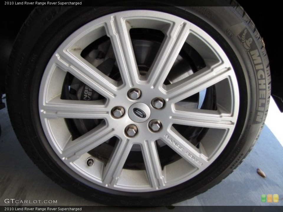 2010 Land Rover Range Rover Supercharged Wheel and Tire Photo #80601786