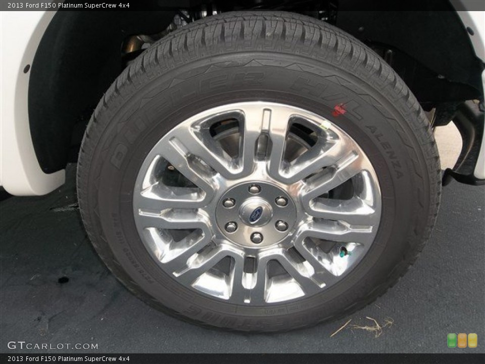 2013 Ford F150 Platinum SuperCrew 4x4 Wheel and Tire Photo #80601826