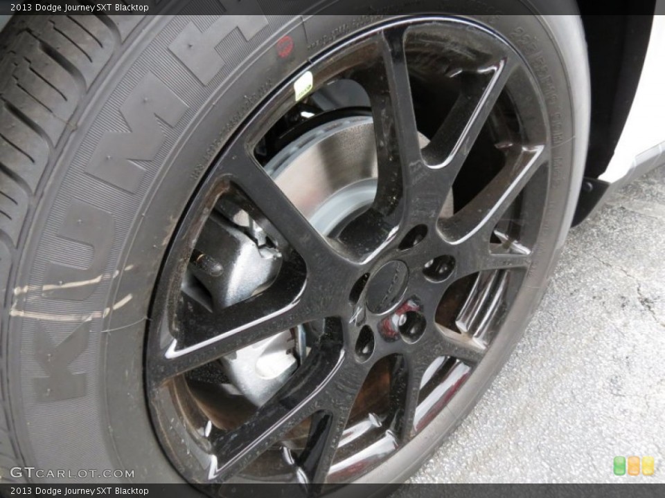2013 Dodge Journey SXT Blacktop Wheel and Tire Photo #80604483