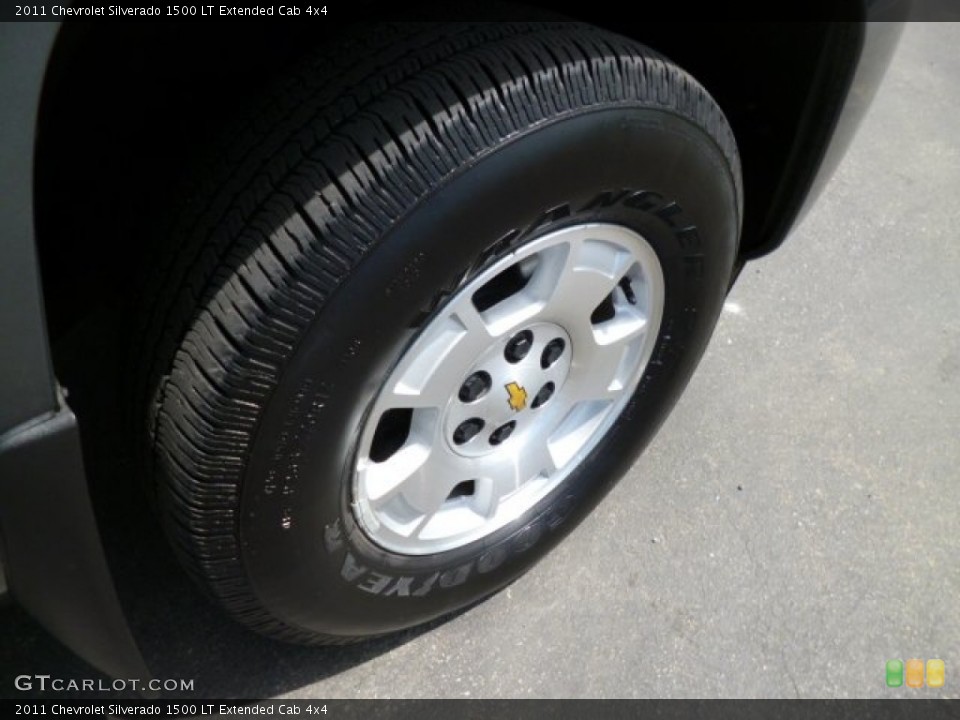 2011 Chevrolet Silverado 1500 LT Extended Cab 4x4 Wheel and Tire Photo #80609824