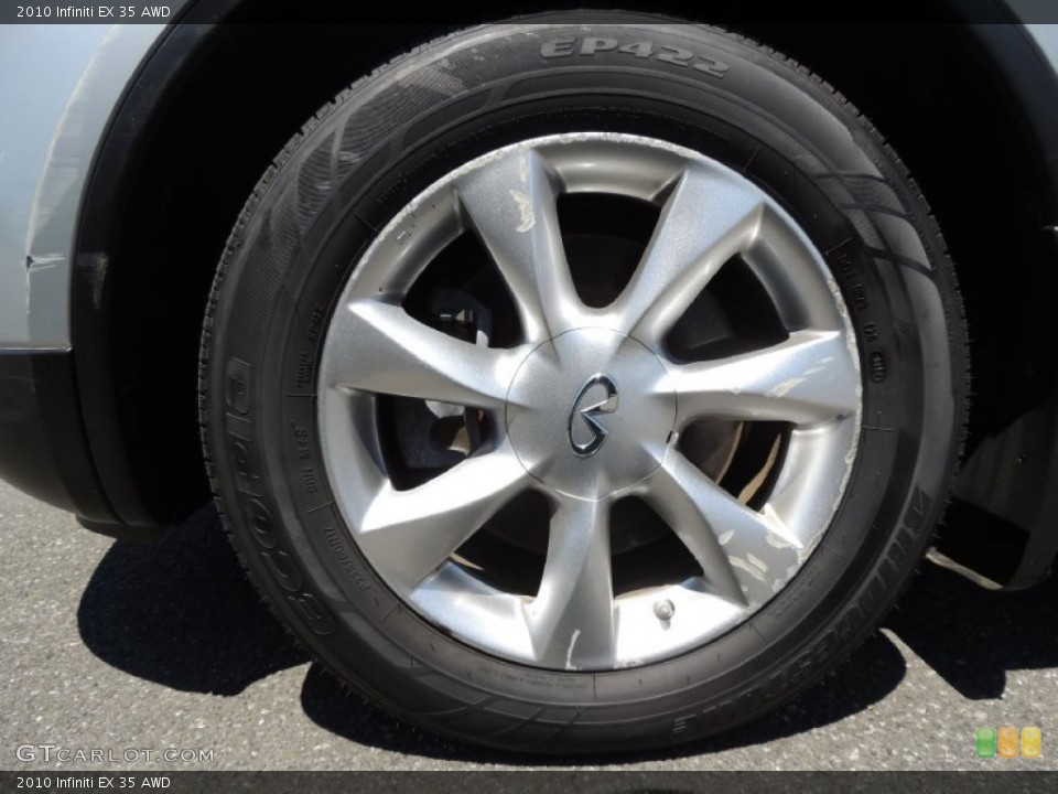 2010 Infiniti EX 35 AWD Wheel and Tire Photo #80616511