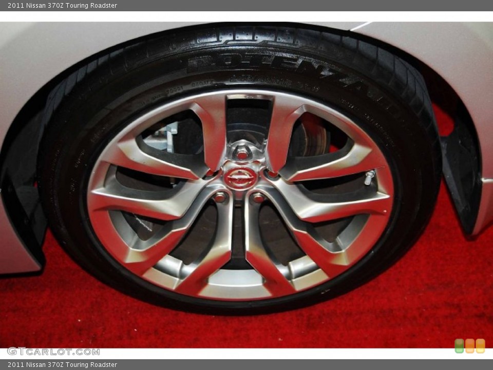 2011 Nissan 370Z Touring Roadster Wheel and Tire Photo #80617588