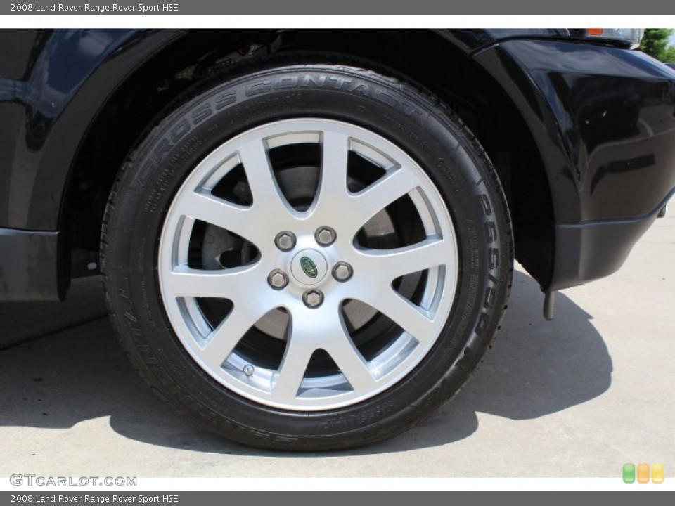 2008 Land Rover Range Rover Sport HSE Wheel and Tire Photo #80617855