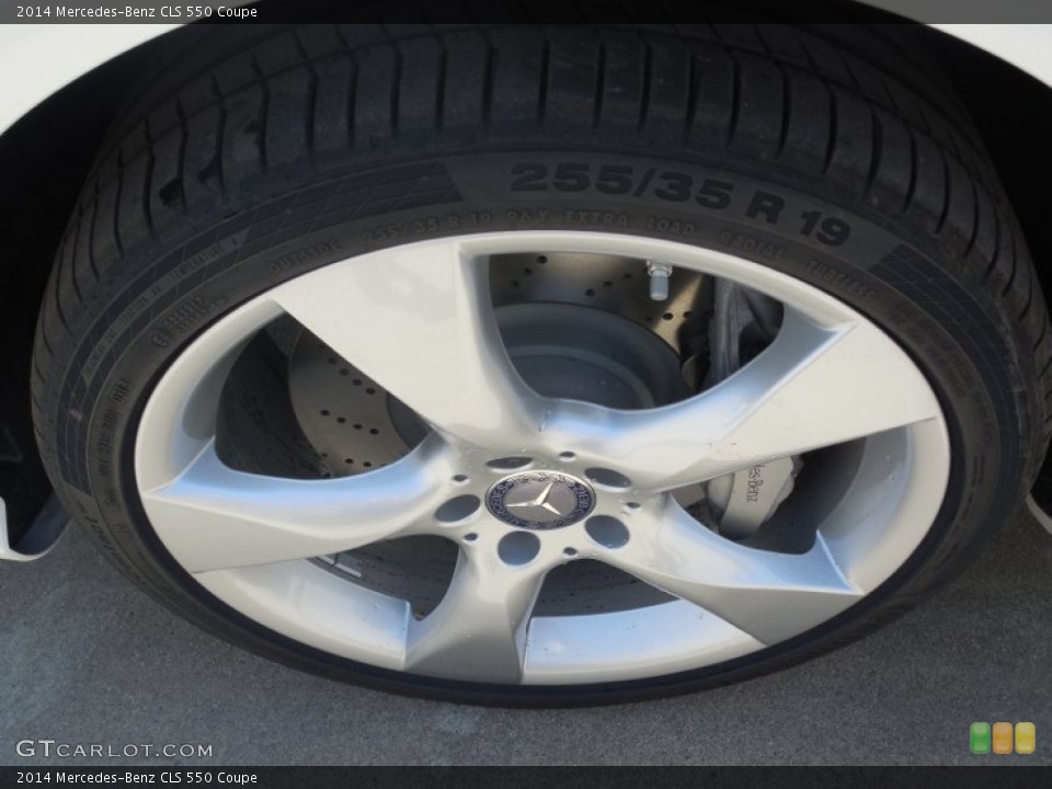 2014 Mercedes-Benz CLS 550 Coupe Wheel and Tire Photo #80623541