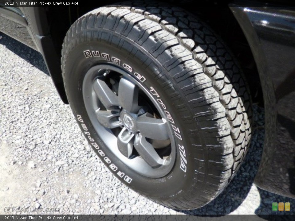 2013 Nissan Titan Pro-4X Crew Cab 4x4 Wheel and Tire Photo #80623890