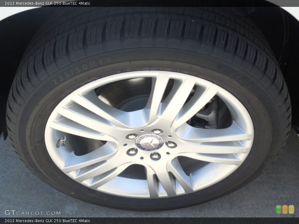 2013 Mercedes-Benz GLK 250 BlueTEC 4Matic Wheel and Tire Photo #80626308