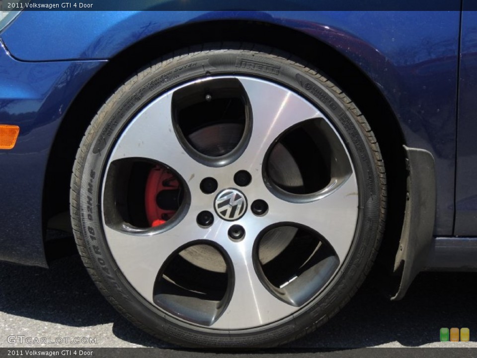 2011 Volkswagen GTI 4 Door Wheel and Tire Photo #80628280