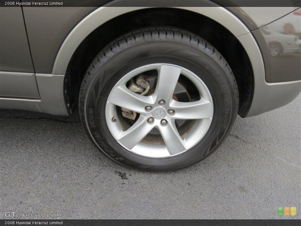 2008 Hyundai Veracruz Limited Wheel and Tire Photo #80631177