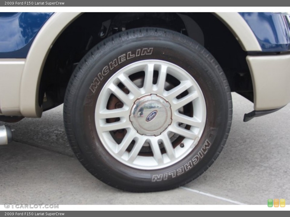 2009 Ford F150 Lariat SuperCrew Wheel and Tire Photo #80635594