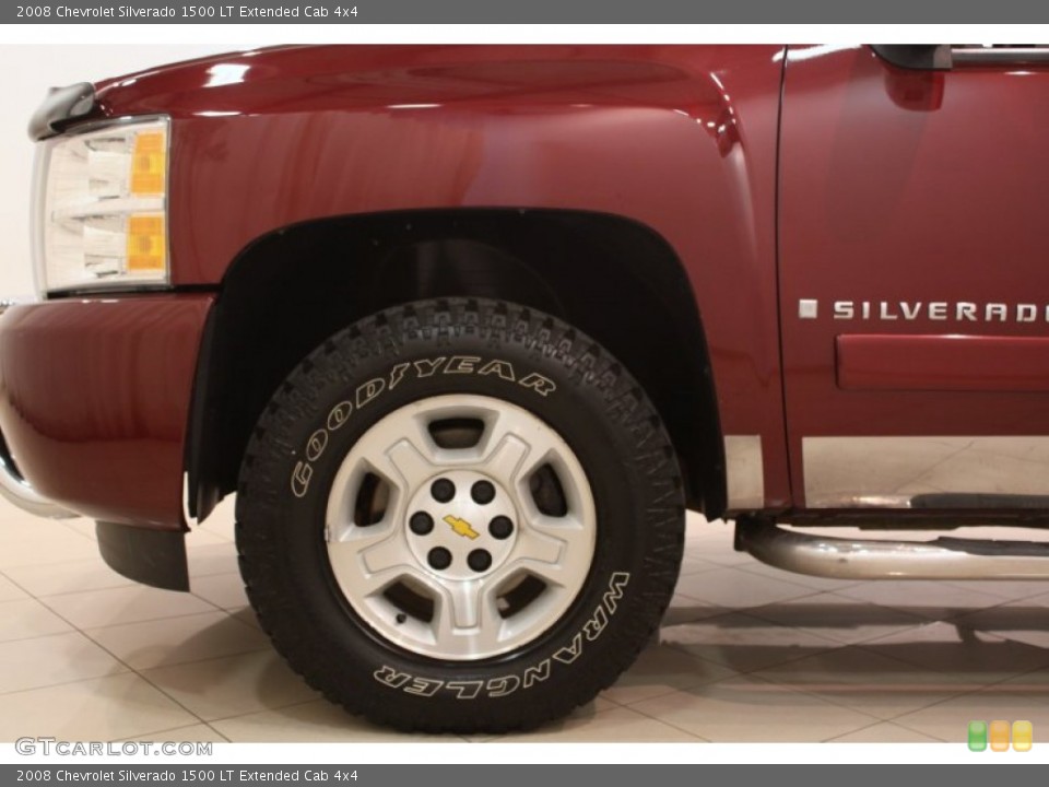 2008 Chevrolet Silverado 1500 LT Extended Cab 4x4 Wheel and Tire Photo #80635931