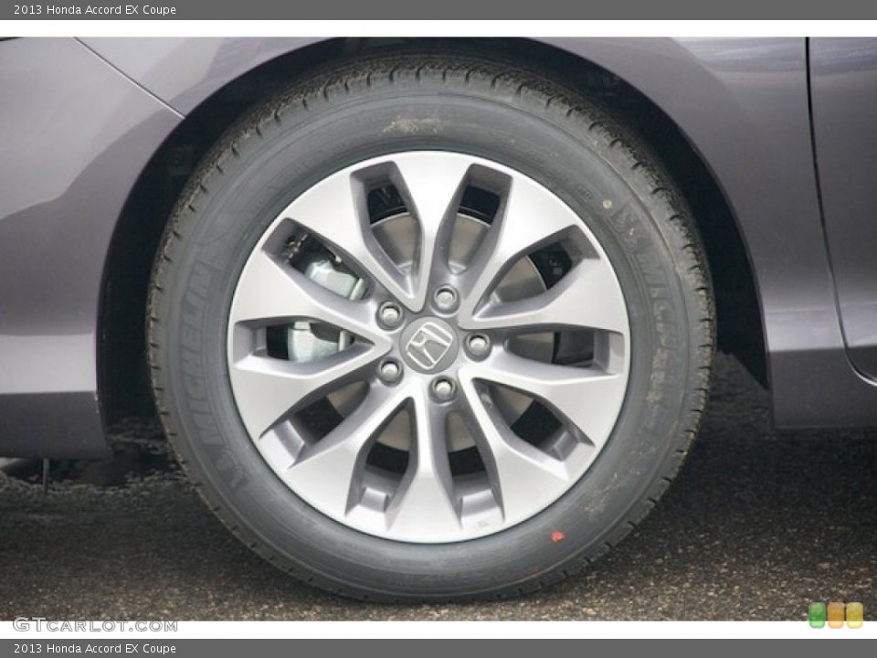 2013 Honda Accord EX Coupe Wheel and Tire Photo #80637970