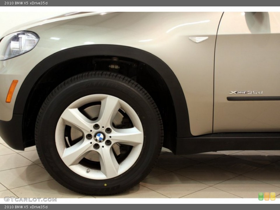 2010 BMW X5 xDrive35d Wheel and Tire Photo #80640455