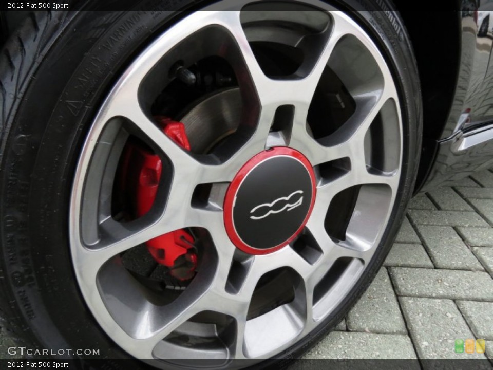 2012 Fiat 500 Sport Wheel and Tire Photo #80643025