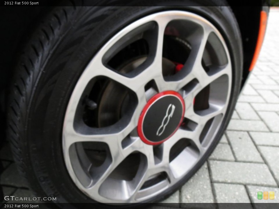 2012 Fiat 500 Sport Wheel and Tire Photo #80643283
