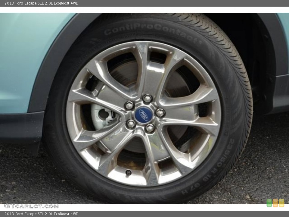2013 Ford Escape SEL 2.0L EcoBoost 4WD Wheel and Tire Photo #80644065