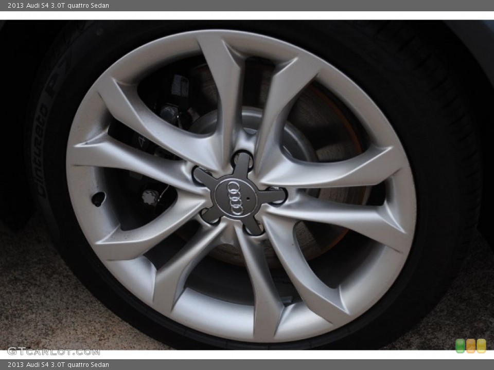 2013 Audi S4 3.0T quattro Sedan Wheel and Tire Photo #80644962