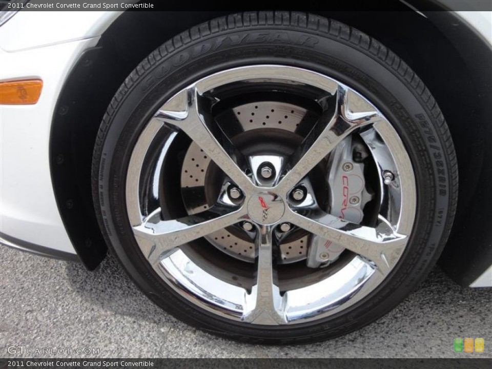 2011 Chevrolet Corvette Grand Sport Convertible Wheel and Tire Photo #80648323