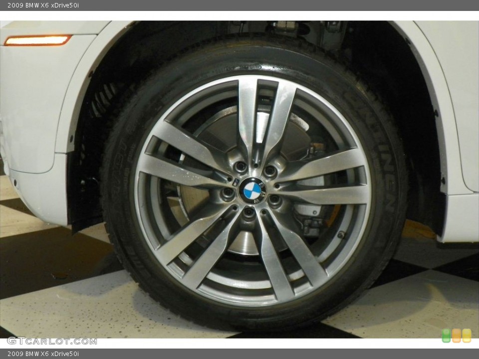2009 BMW X6 xDrive50i Wheel and Tire Photo #80651258