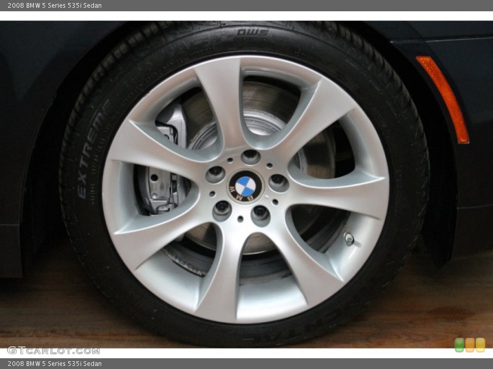 2008 BMW 5 Series 535i Sedan Wheel and Tire Photo #80652181