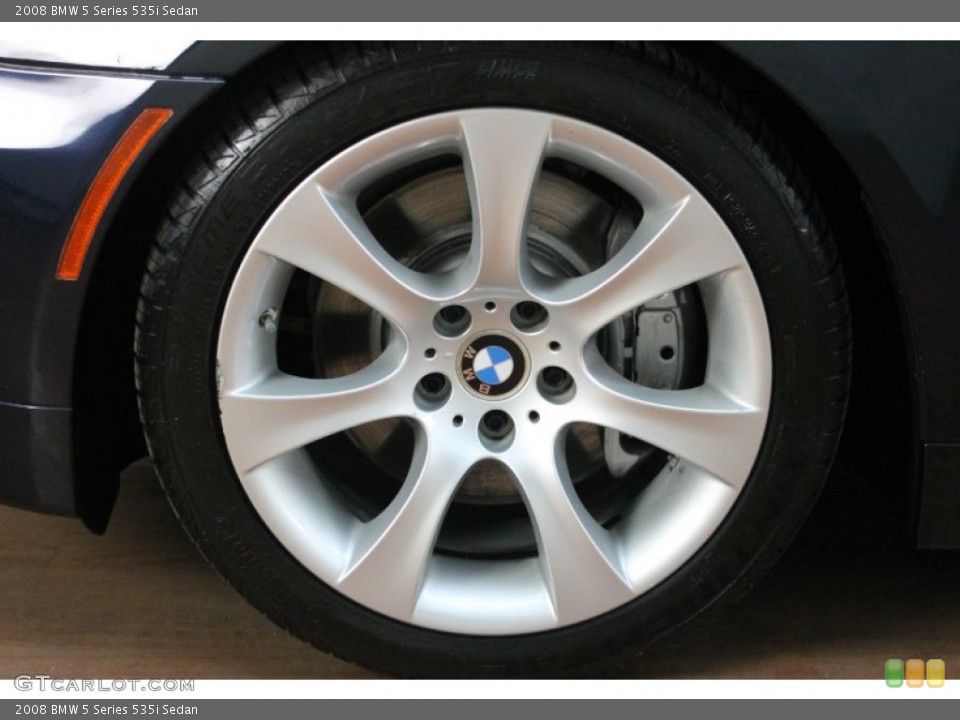2008 BMW 5 Series 535i Sedan Wheel and Tire Photo #80652228