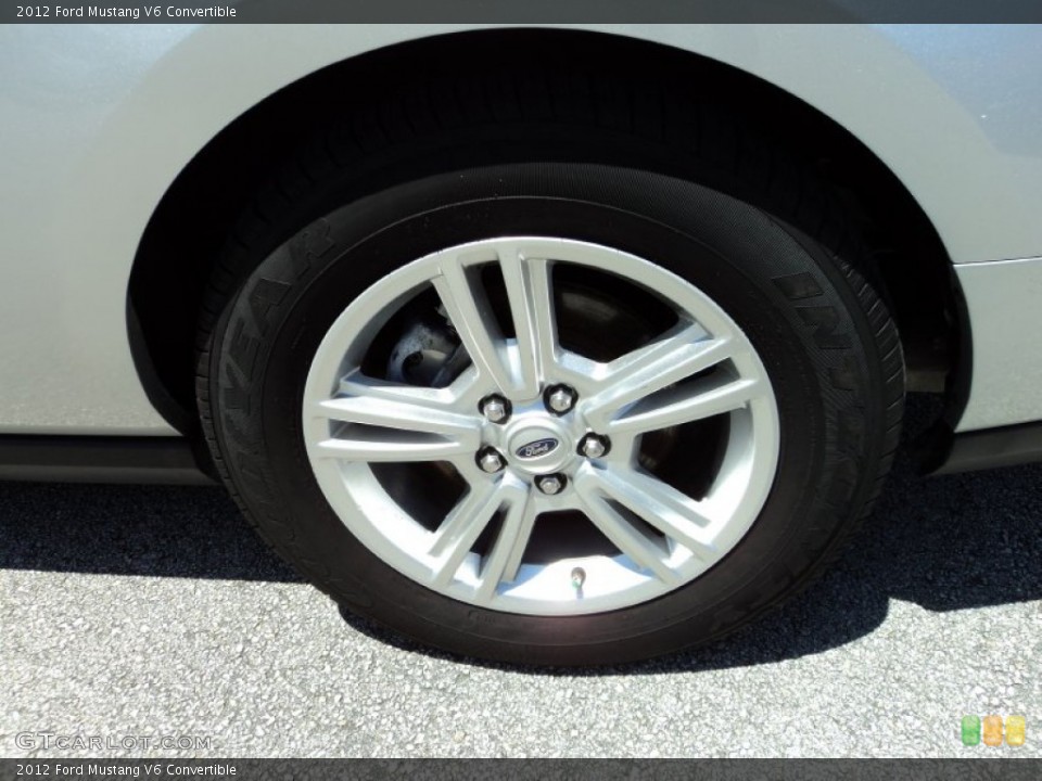 2012 Ford Mustang V6 Convertible Wheel and Tire Photo #80654838