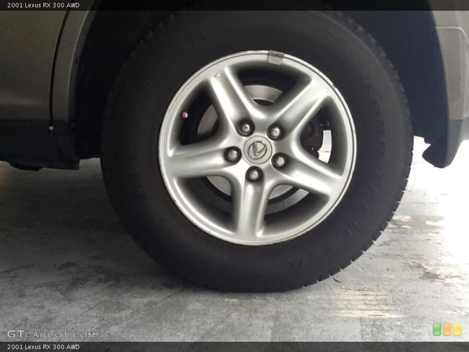 2001 Lexus RX 300 AWD Wheel and Tire Photo #80656899