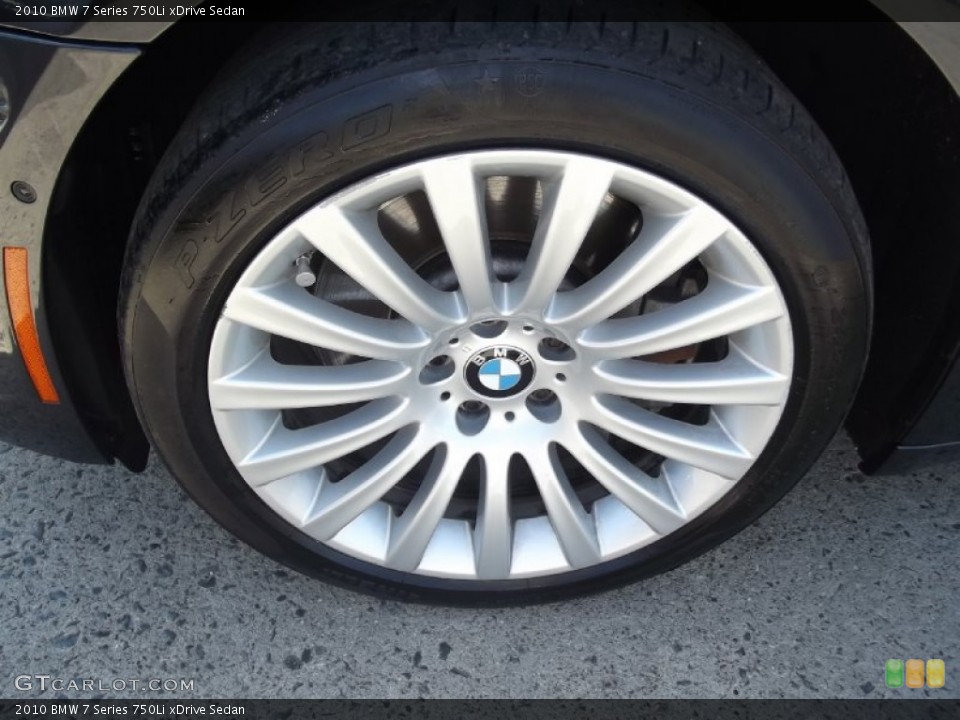2010 BMW 7 Series 750Li xDrive Sedan Wheel and Tire Photo #80663055