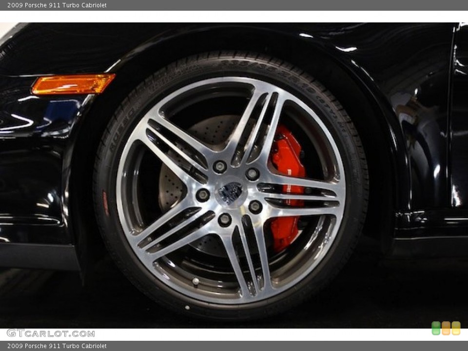 2009 Porsche 911 Turbo Cabriolet Wheel and Tire Photo #80678756