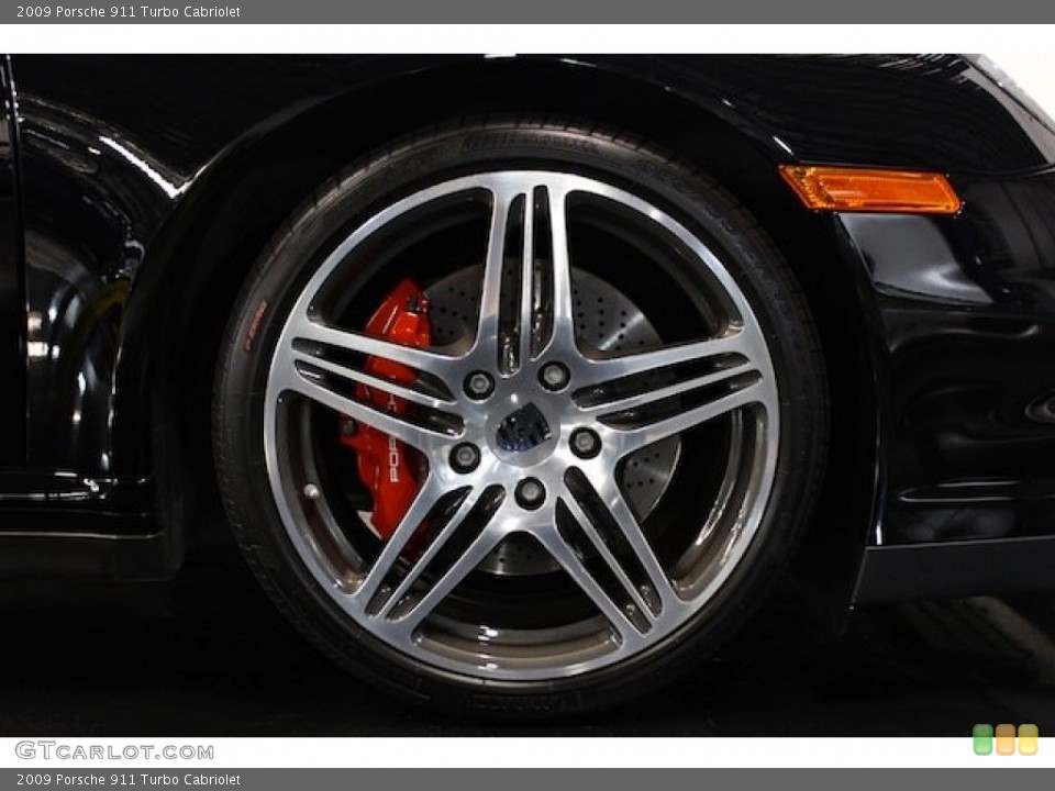 2009 Porsche 911 Turbo Cabriolet Wheel and Tire Photo #80678777
