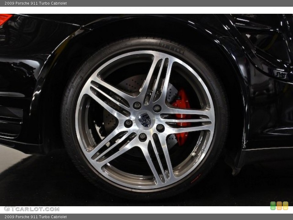 2009 Porsche 911 Turbo Cabriolet Wheel and Tire Photo #80678823