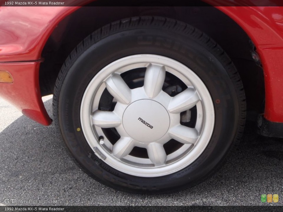 1992 Mazda MX-5 Miata Roadster Wheel and Tire Photo #80681178