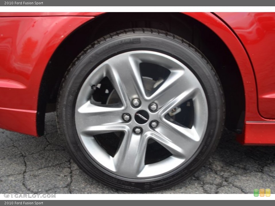 2010 Ford Fusion Sport Wheel and Tire Photo #80687064