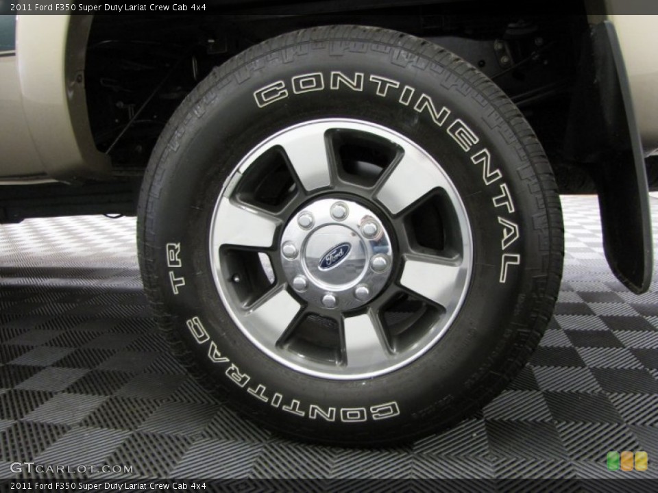 2011 Ford F350 Super Duty Lariat Crew Cab 4x4 Wheel and Tire Photo #80687729