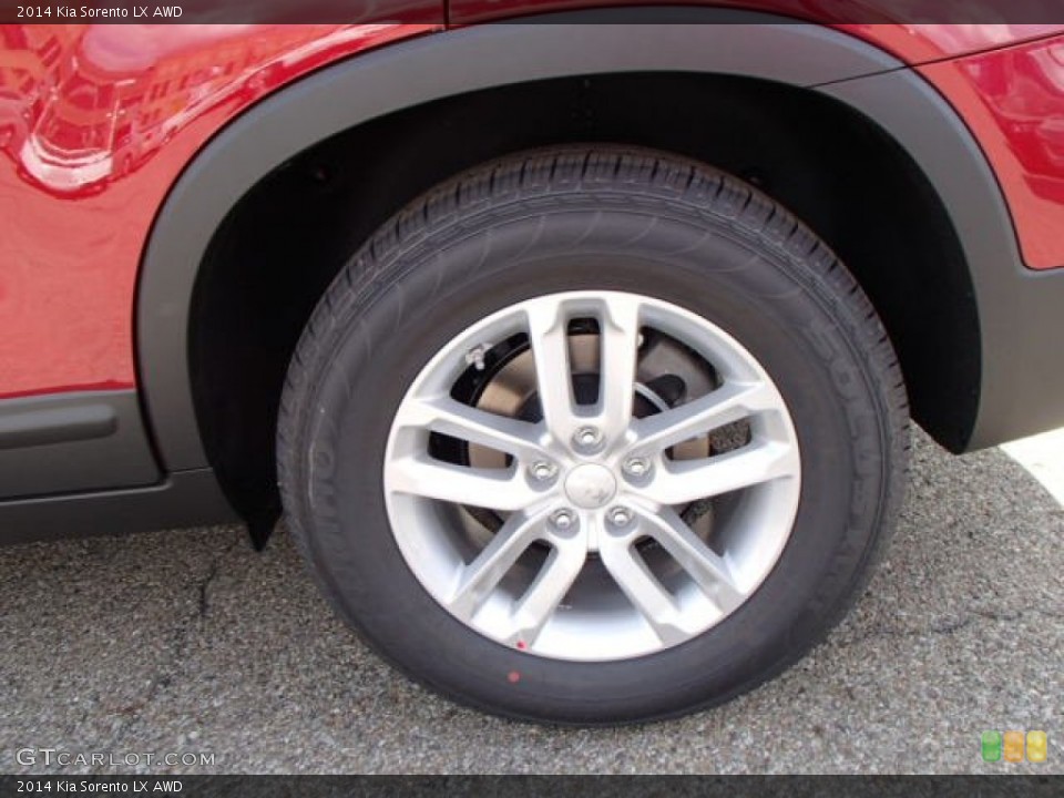 2014 Kia Sorento LX AWD Wheel and Tire Photo #80696498